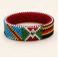 East Africa United beaded bracelet front view